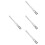 4Pcs Adjustable Silver Curtain Hanger Brackets with Stable Track Clips 9