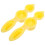10Pcs Yellow Cookie Press Baking Mold ABS Home Baking Tools 2