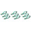 9Pcs Green Guitar Strap Holder Neck Strap for Acoustic Ukulele 6