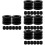 32Pcs ABS Plastic Foosball Bumper Pads Black for Game Tables 7
