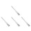 4Pcs Adjustable Silver Curtain Hanger Brackets with Stable Track Clips 5