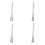 4Pcs Adjustable Silver Curtain Hanger Brackets with Stable Track Clips 7