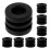 32Pcs ABS Plastic Foosball Bumper Pads Black for Game Tables 1