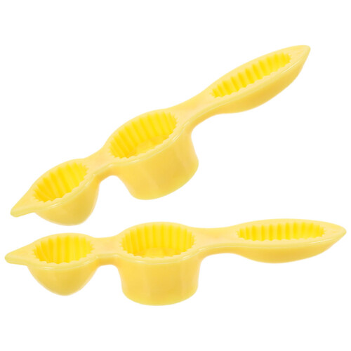 10Pcs Yellow Cookie Press Baking Mold ABS Home Baking Tools 2