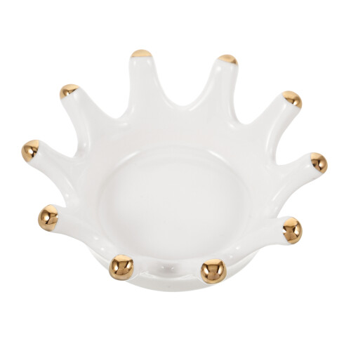 4Pcs Stylish White Ceramic Nail Art Cup for Professional Use