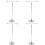 4Pcs Silver T-Shaped Adjustable Poster Display Stand for Wedding Signs 7