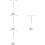 4Pcs Silver T-Shaped Adjustable Poster Display Stand for Wedding Signs 9