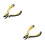 2Pcs Guitar Maintenance Tool Yellow String Cutter for Guitar Bass 9