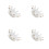 4Pcs Stylish White Ceramic Nail Art Cup for Professional Use 10