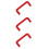 3Pcs Versatile Shape Plastic Handle for Industrial Machine Pulls 6
