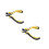 2Pcs Guitar Maintenance Tool Yellow String Cutter for Guitar Bass 6