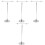4Pcs Silver T-Shaped Adjustable Poster Display Stand for Wedding Signs 5