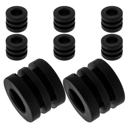 32Pcs ABS Plastic Foosball Bumper Pads Black for Game Tables 1
