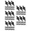 500Pcs Black Plastic Chicken and Duck Beaks for DIY Handcraft Projects 10