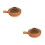 2Pcs Multi-Color Clay Cooking Pot for Stew Rice Soup Use 4