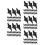 500Pcs Black Plastic Chicken and Duck Beaks for DIY Handcraft Projects 6