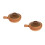 2Pcs Multi-Color Clay Cooking Pot for Stew Rice Soup Use 6