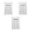 3Pcs White Foam Macrame Boards Multipurpose Grid Boards for Crafting 10