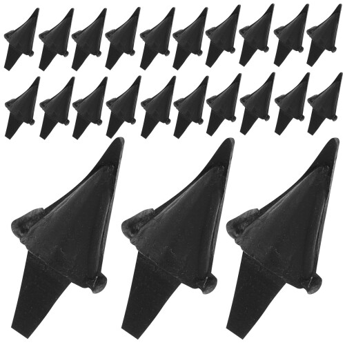 500Pcs Black Plastic Chicken and Duck Beaks for DIY Handcraft Projects 1