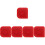5Pcs Red Plastic Pan Tool Kitchen Pot Cleaning 6