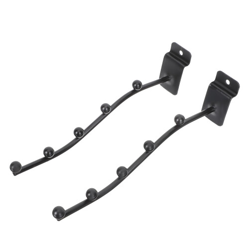 4Pcs Iron Flute Holders Black Hanging Racks for Flute 1