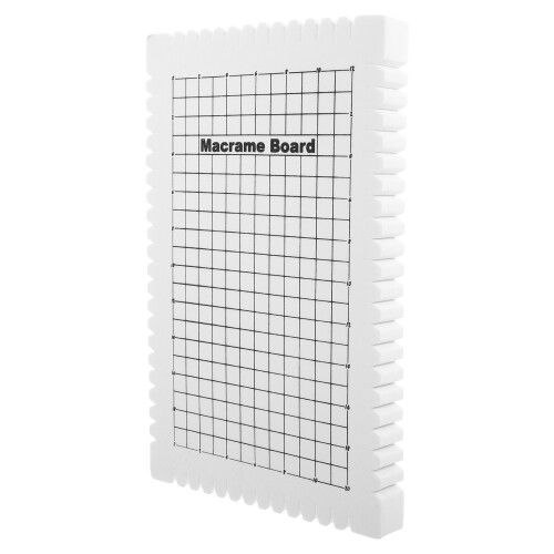 3Pcs White Foam Macrame Boards Multipurpose Grid Boards for Crafting 1