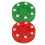 6Pcs Plastic Roller Hockey Pucks Assorted Colors for Training 1