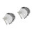 4Pcs Chinese Style Folding Fan Lace Decorative Foldable Fan Multicolor 5