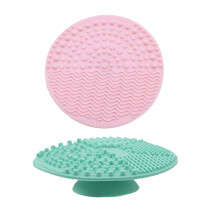 4Pcs Silicone Brush Clean Cushion Pads Practical Makeup Tool Cleaner