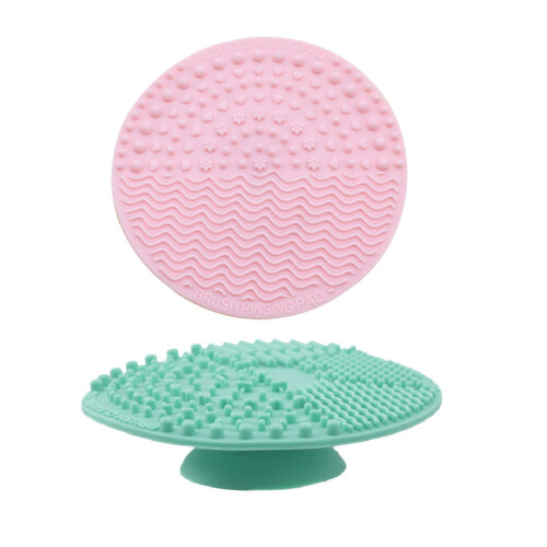 4Pcs Silicone Brush Clean Cushion Pads Practical Makeup Tool Cleaner