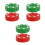 6Pcs Plastic Roller Hockey Pucks Assorted Colors for Training 10