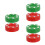 6Pcs Plastic Roller Hockey Pucks Assorted Colors for Training 4