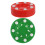 6Pcs Plastic Roller Hockey Pucks Assorted Colors for Training 3