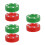 6Pcs Plastic Roller Hockey Pucks Assorted Colors for Training 7