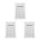 3Pcs White Foam Macrame Boards Multipurpose Grid Boards for Crafting 9