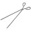 3Pcs Thickened Iron Fire Tongs Multipurpose for Home Fire Handling 2