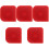 5Pcs Red Plastic Pan Tool Kitchen Pot Cleaning 4