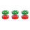 6Pcs Plastic Roller Hockey Pucks Assorted Colors for Training 9