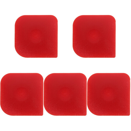 5Pcs Red Plastic Pan Tool Kitchen Pot Cleaning 2