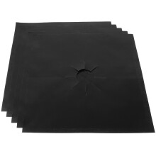 15Pcs Reusable Black Stove Top Covers Gas Range Protection Pads