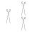 3Pcs Thickened Iron Fire Tongs Multipurpose for Home Fire Handling 6