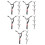 20Pcs Multi-Color Hard Hat Retention Straps with Y-Shape for Workers 6