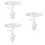 3Pcs Reusable Silicone Water Jug Cap for Gallon Bottle Leakproof 9
