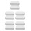 10Pcs Silver Small Tin Boxes Hinged Metal Box Compact Portable Storage 6