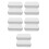 10Pcs Silver Small Tin Boxes Hinged Metal Box Compact Portable Storage 9