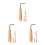 12Pcs Lyre Harp String Instrument Tuning Wrenches Portable Design 8