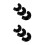 6Pcs Durable Rubber Sleeves for Saxophone Neck Strap Hook Covers Black 7