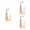 12Pcs Lyre Harp String Instrument Tuning Wrenches Portable Design 7