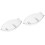 2Pcs Clear Plastic Small Sauce Bowls for Serving Condiments and Dips 6