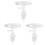 3Pcs Reusable Silicone Water Jug Cap for Gallon Bottle Leakproof 4